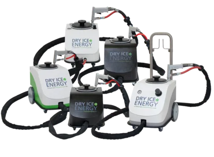 Dry Ice Energy product family — professional dry ice blasting machines